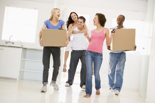 Commercial moving team handling office relocation in Richmond