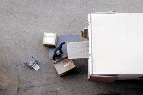 Local Richmond moving service transporting furniture