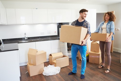 Local movers handling furniture in Richmond