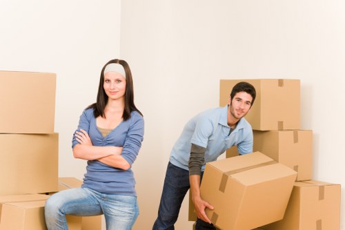 Packing and loading household items for a Richmond relocation