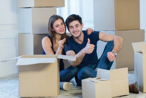 Professional removals van for a local Richmond move