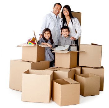 Careful packing of fragile items for house removals in Richmond