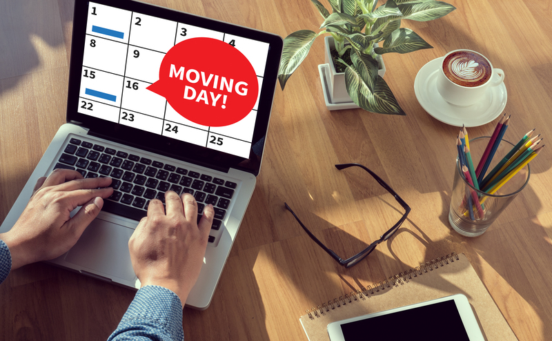Checklist and moving supplies for preparing a Richmond house move